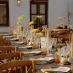 Image of table set up at wedding venue Las Cicadas, Ibiza