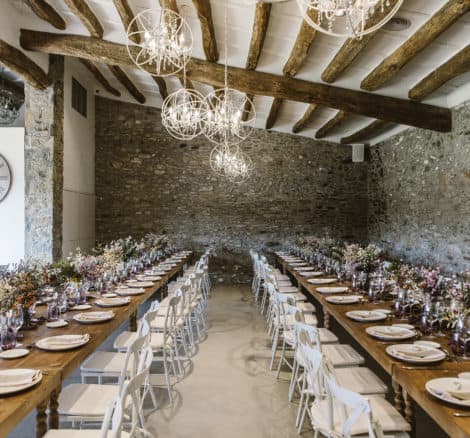 interior wedding dining hall
