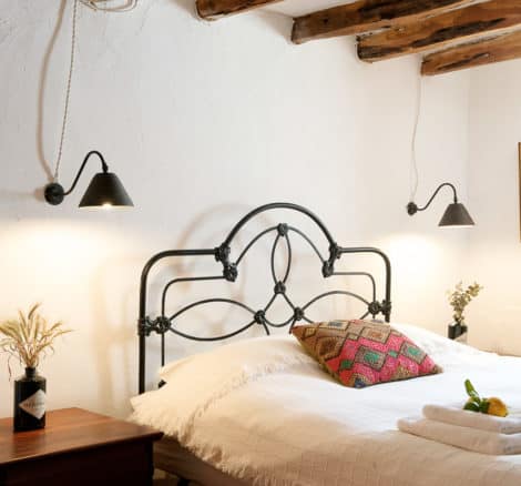 cosy bedroom in ibiza