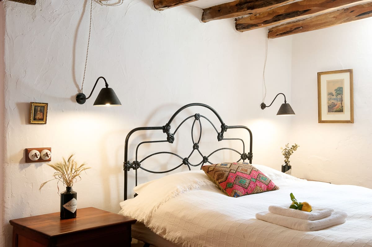 cosy bedroom in ibiza