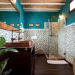 bright mosaic bathroom las cicadas