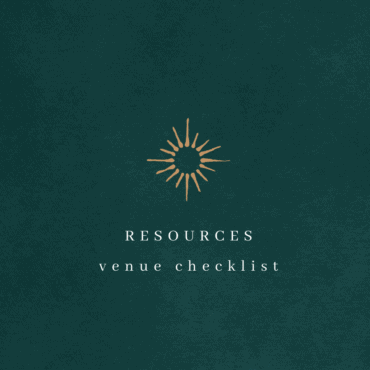 resources venue checklist