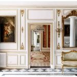 expensive paintings and mirror at chateau robernier