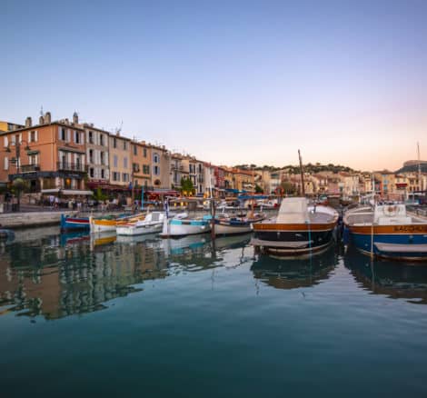 picturesque harbour of cassis