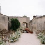 wedding court yard in rome