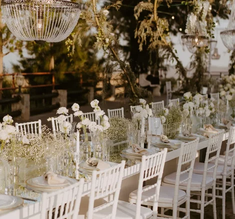 Wedding Tables at Honeyli Hill Wedding Venue in Larnaca Cyprus