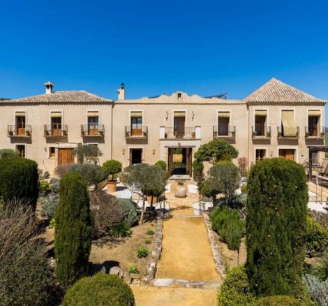 casa la siesta wedding villa on a clear bright blue sky day