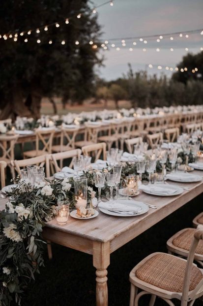wedding table with comfy chairs