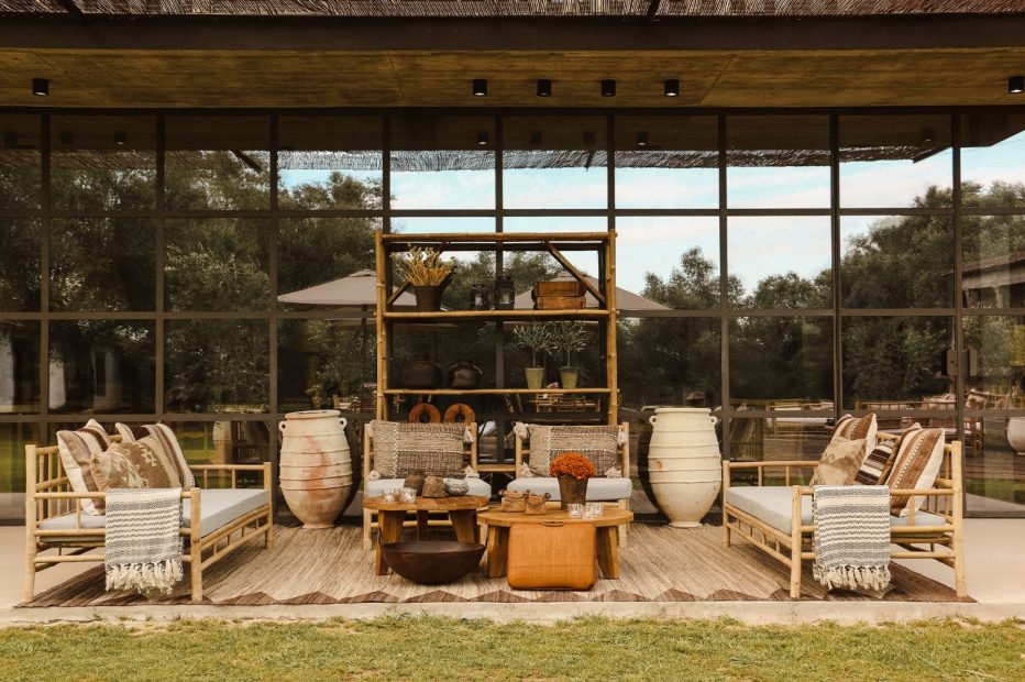 beautiful design aesthetic at terra rosa country house and vineyards wedding venue in portugal