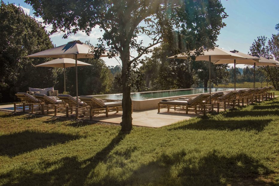 the grounds at terra rosa country house and vineyards wedding venue in portugal