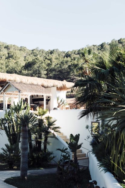 the exterior of the property at ibiza wedding venue pure house