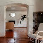 indoor room with terracotta tiles at intimate wedding venue casa sacoto in portugal