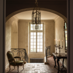 The interior at stunning French destination wedding venue, Chateau de Villette