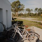 free bikes to use at craveiral farmhouse wedding venue in portugal