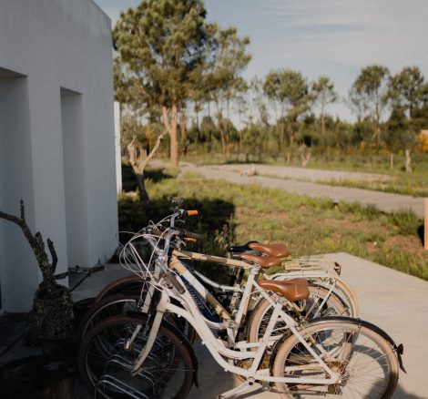 free bikes to use at craveiral farmhouse wedding venue in portugal