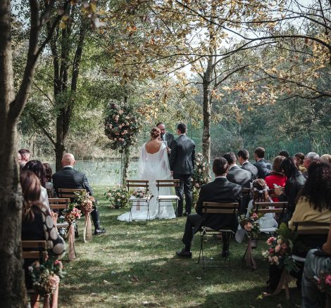 wedding ceremony at Italian wedding venue convento dell'Annunciata