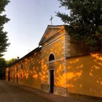 yellow exterior at Italian wedding venue convento dell'Annunciata