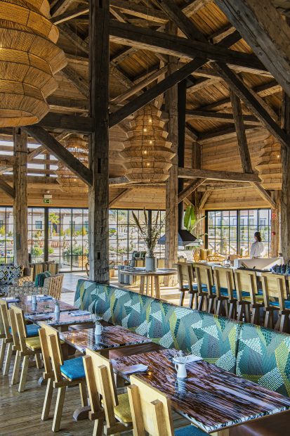 restaurant at luxury wedding venue in portugal Quinta da Comporta