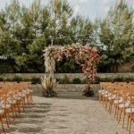 ceremony aisle at wedding venue in Cyprus liopetro