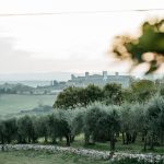 countryside views at wedding venue in Tuscany Italy Borgo Stomennano