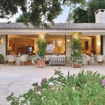 terrace at wedding venue villa in corfu Greece at villa Sylva
