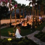 evening wedding at Douro valley wedding venue in portugal