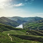 Douro valley with river in Portugal