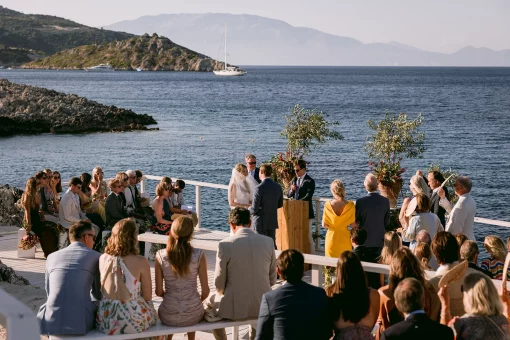 image of couple getting married at wedding venue The Peligoni Club