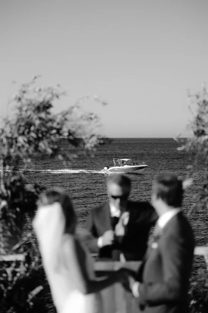 Image of couple getting married at wedding venue The Peligoni Club