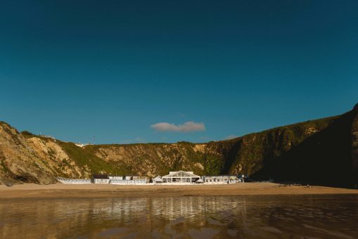 lusty glaze beach wedding venue in Cornwall
