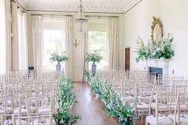 Pynes House country house wedding venue in Devon wedding ceremony indoors