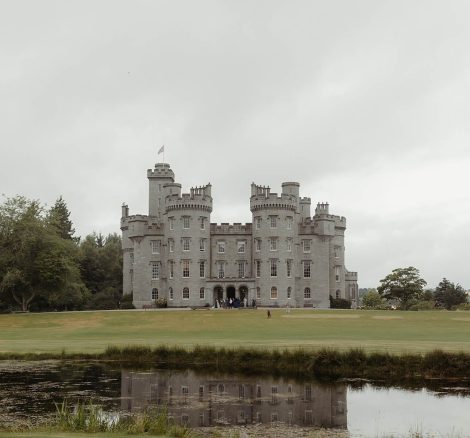 Cluny castle wedding venue in Scotland