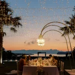 Table Setting at wedding venue Sea View by En Kipo, Crete