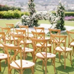Seating at wedding venue Sea View by En Kipo, Crete