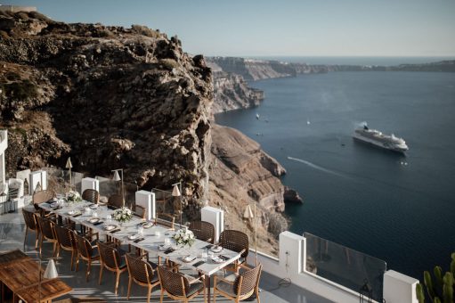 View of ocean at wedding venue Cocoon Suites