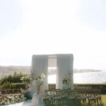 Image of wedding aisle at wedding venue Sea View by En Kipo, Greece