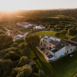 Drone shot of wedding venue Amagatay Menorca