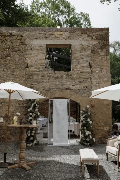 Outside area Wedding venue Chateau de Pont Bourguet