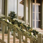 Staircase at wedding venue Abbaye Deauville, Normandy