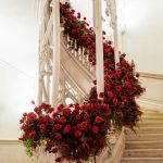 Chateau Challain Wedding Venue In France, Floral Staircase
