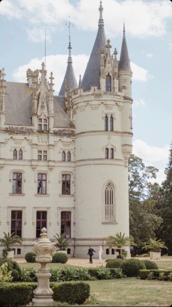Image of tower at wedding venue Chateau Challain