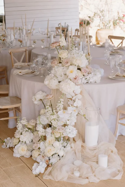 Image of table decoration at wedding venue Elixir Ibiza