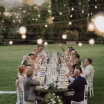 Image of dinner table at wedding venue San Pietro sopra le Acque, Italy