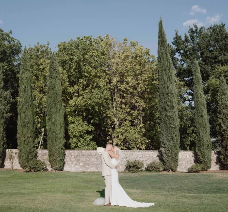 Image of married couple at wedding venue San Pietro sopra le Acque, Italy