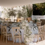 Image of table decoration at wedding venue Elixir Ibiza
