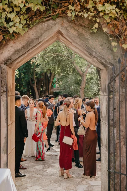 Image of archway at wedding venue Finca es Convent, Spain