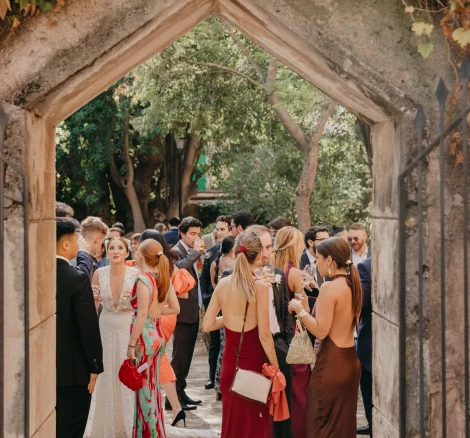 Image of archway at wedding venue Finca es Convent, Spain