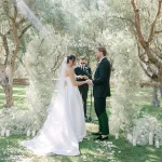 Wedding ceremony at wedding venue Masseria Alchimia in Puglia Italy