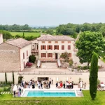 Drone image of wedding venue Image Courtesy of Terra Rosa