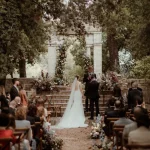Woodland Ceremony at Wedding Venue Villa Pianciani in Umbria, Italy
